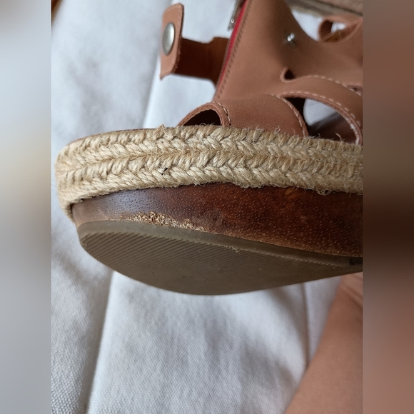 Hunter Morant Women's Leather block heel sandals_9.5 - Picture 7 of 12